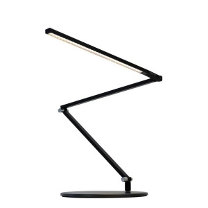 Koncept Z-Bar Slim Led Desk Lamp w/ Base Metallic Black Ar3200-wd-mbk-dsk - All