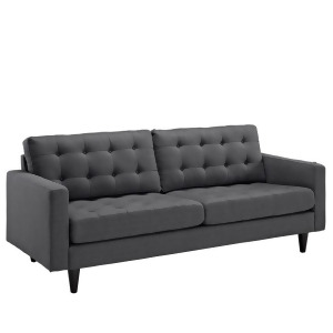 Modway Furniture Empress Upholstered Sofa Gray Eei-1011-dor - All