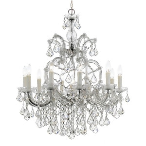 Crystorama Maria Theresa 11 Lt Clear Crystal Chrome Chandelier 4438-Ch-cl-mwp - All