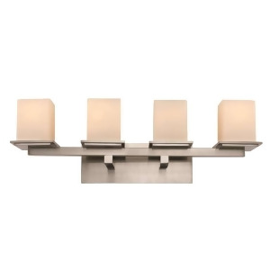Trans Globe Downtown Square 4 Light Sconce Brushed Nickel Glass Cube 20374Bn - All
