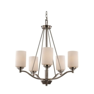 Trans Globe Mod Space 5 Light Chandelier Rubbed Oil Bronze 70525Rob - All