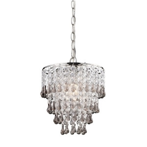 Sterling Ind. Teak and Clear Crystal Pendant Lamp 122-006 - All