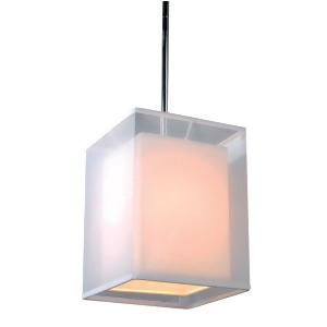 Bromi Design Phoenix Square 1 Light Pendant Brushed Nickel B5501 - All