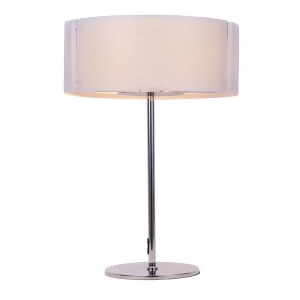 Bromi Design Lynch Iron Mesh Table Lamp White B3505 - All