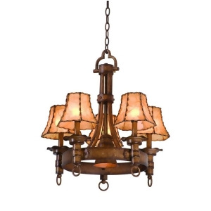 Kalco Americana 5 Light Chandelier Antique Copper 4205Ac-s205 - All