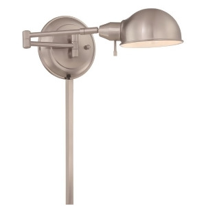 Lite Source Swing-Arm Wall Lamp Ps E27 Cfl 13W Ls-16753ps - All