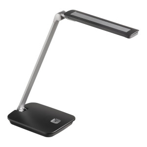 Dainolite Black Desk Lamp with Silver Accents Dled-736t - All