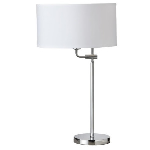 Dainolite Adjustable Table Lamp White Shade 155T-pc - All