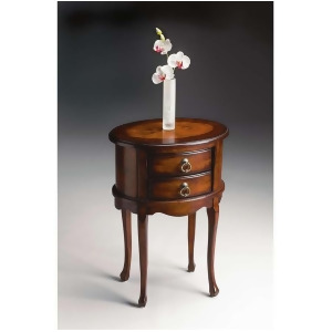 Butler Whitley Plantation Cherry Oval Side Table Plantation Cherry 1589024 - All