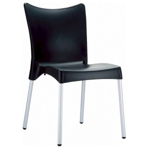 Compamia Juliette Resin Dining Chair Black Isp045-bla - All