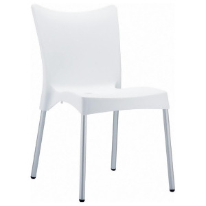 Compamia Juliette Resin Dining Chair White Isp045-whi - All