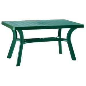 Compamia Sunrise Resin Rectangle 55 Table Green Isp182-gre - All