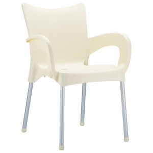 Compamia Romeo Resin Dining Arm Chair Beige Isp043-bei - All