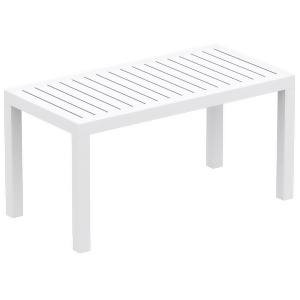 Compamia Ocean Rectangle Coffee Table White Isp069-whi - All
