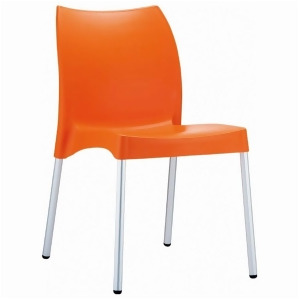 Compamia Vita Resin Outdoor Dining Chair Orange Isp049-ora - All