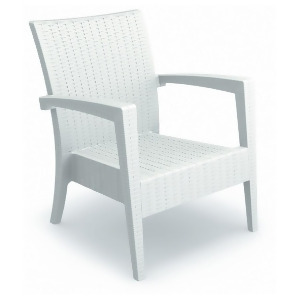 Compamia Miami Resin Club Chair White Isp850-wh - All