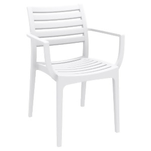 Compamia Artemis Outdoor Dining Arm Chair White Isp011-whi - All