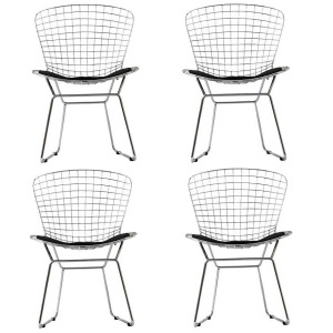 Modway Furniture Cad Dining Chairs Set of 4 Black Eei-926-blk - All