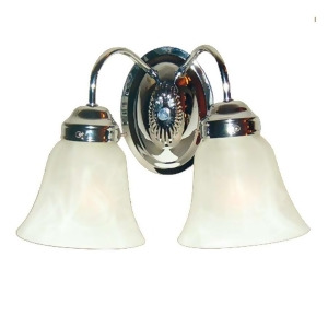 Woodbridge Lighting 50007 2 Light Bell Bathroom Light Chrome 50007-Chr - All