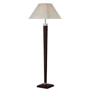 Z-lite Portable Lamps 1 Lt Floor Lamp 17.75x63 Mahogany Flax Linen Fl112 - All
