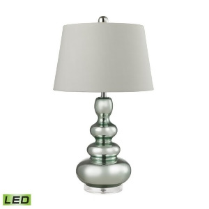 Dimond Lighting 27 Stacked Gourd Led Table Lamp in Light Green Mercury D2557-led - All