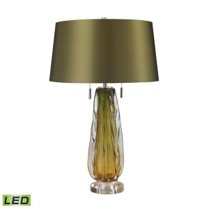 Dimond Lighting 26 Modena Blown Glass Led Table Lamp in Green D2670-led - All