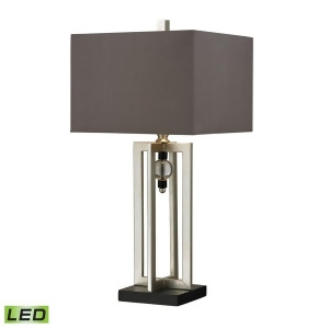 Dimond Lighting 30 Crystal Accent Led Table Lamp Silver Leaf D228-led - All
