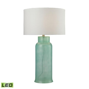 Dimond Lighting 31 Water Glass Bottle Led Table Lamp in Seafoam D2654-led - All