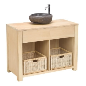 Sterling Industries Elegance Basin Cabinet Big Light Natural Wood Tone Savannah Natural 150-007 - All