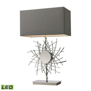 Dimond Lighting 31' Cesano Abstract Metalwork Led Table Lamp Polished Nickel - All
