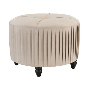 Sterling Industries Pleated Ottoman Natural Linen 180-012 - All