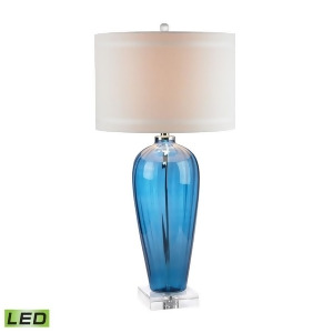 Dimond Lighting 34 Glass Led Table Lamp in Blue D2629-led - All