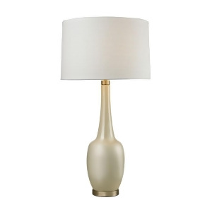 Dimond Lighting 36 Modern Vase Ceramic Table Lamp in Cream D2611c - All