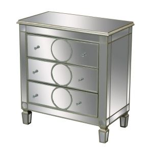 Sterling Industries Derin 3 Drawer Chest Silver 6043617 - All
