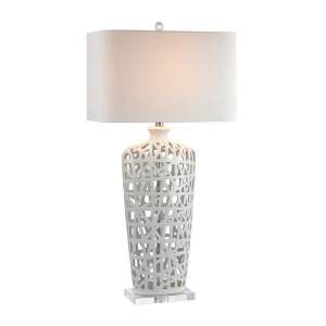 Dimond Lighting 36 Ceramic Table Lamp in Gloss White D2637 - All