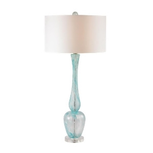 Dimond Lighting 36 Swirl Glass Table Lamp in Light Blue D2662 - All