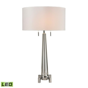 Dimond Lighting 30 Bedford Solid Crystal Led Table Lamp in Polished Chrome D2681-led - All