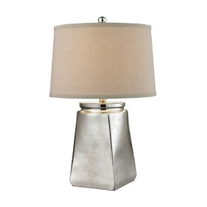Dimond Lighting 25 Tapered Square Table Lamp in Silver Mercury D2616 - All