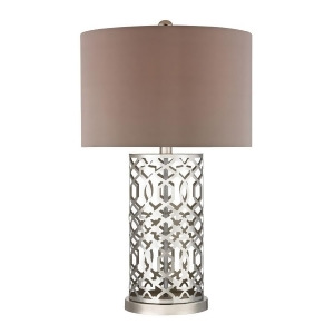 Dimond Lighting 30 Laser Cut Metal Table Lamp Polished Nickel D337 - All