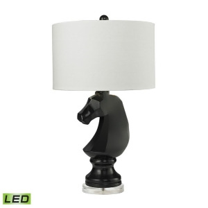 Dimond Lighting 28 Dark Knight Led Table Lamp in Gloss Black D2592-led - All