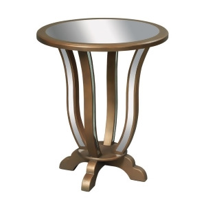 Sterling Industries Manama End Table Bronze Silver 6043621 - All