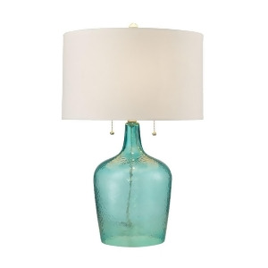 Dimond Lighting 26 Hatteras Hammered Glass Table Lamp in Seabreeze D2689 - All