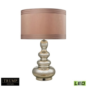 Dimond Lighting Trump Home 25 Tappan Glass Led Table Lamp in Antique Mercury D2725-led - All