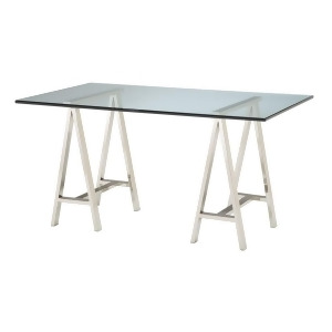 Sterling Industries Architect's Table Set Clear White 5001100 - All