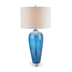 Dimond Lighting 34 Glass Table Lamp in Blue D2629 - All