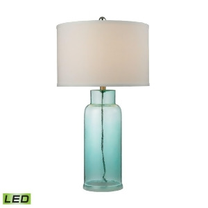 Dimond Lighting 30 Glass Bottle Led Table Lamp in Seafoam Green D2622-led - All