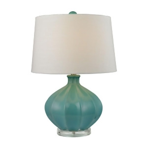 Dimond Lighting 24 Organic Ceramic Table Lamp in Seafoam Glaze D2624 - All