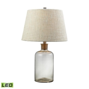 Dimond Lighting 26 Clear Glass Bottle Led Table Lamp D137-led - All