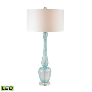 Dimond Lighting 36 Swirl Glass Led Table Lamp in Light Blue D2662-led - All