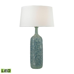 Dimond Lighting 35 Cubist Ceramic Led Bottle Lamp in Blue D2612b-led - All